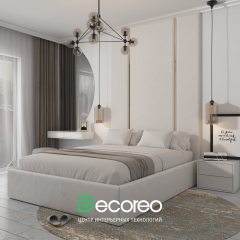 Кровать с мягкими панелями Pelitte