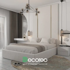 Кровать с мягкими панелями Pelitte