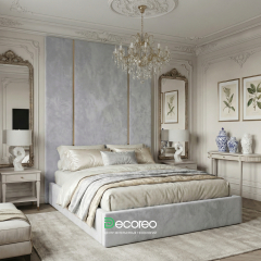 Кровать «Пелитте» с высокими мягкими панелями