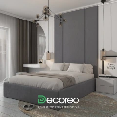 Кровать с мягкими панелями Pelitte