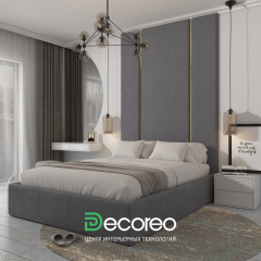 Кровать с мягкими панелями Pelitte