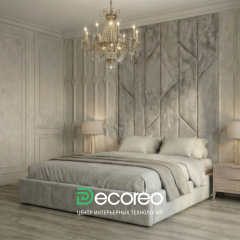 Кровать «Ренни» с высокими мягкими панелями