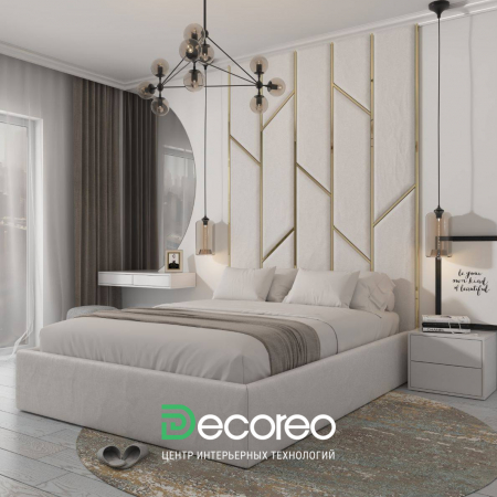 Кровать с мягкими панелями Renny