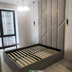 Кровать «Ренни» с высокими мягкими панелями