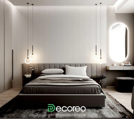 Гипсовая 3д панель «Полоса» модель 256