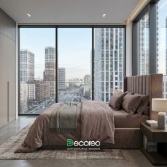 Кровать «Россиа» с высоким изголовьем