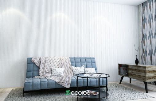 Гипсовая 3д панель «Полоса» модель 256