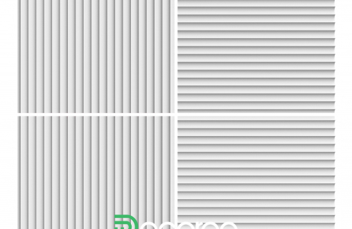 Гипсовая 3д панель «Полоса» модель 256