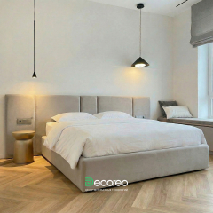 Кровать «Оптима» с широкими мягкими панелями