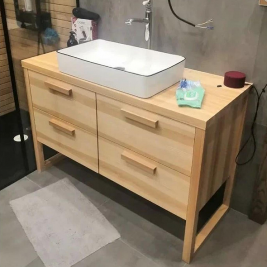 Тумба для ванной из массива