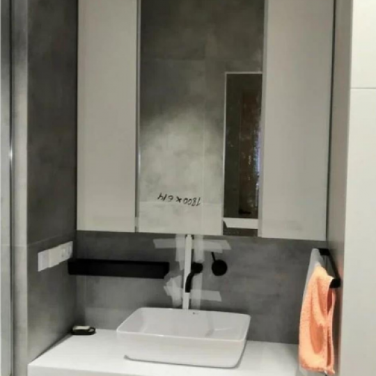 Тумба для ванной из шпона