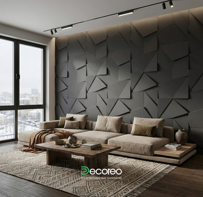 Гипсовая 3д панель Стелларе модель 263