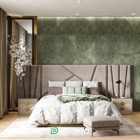 Гипсовая 3д панель Консул 6 радиус модель 306