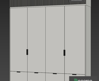 Встроенный шкаф ML1