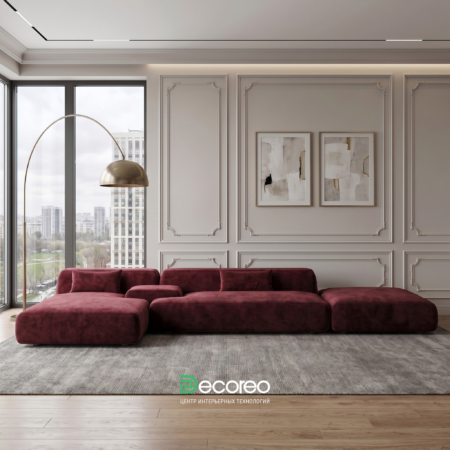 Модульный угловой диван «Клоуд»