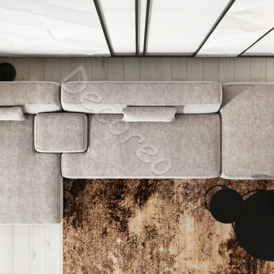 Модульный угловой диван «Клоуд»