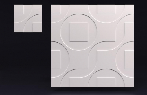 Гипсовая 3д панель «Аливия 2» модель 271