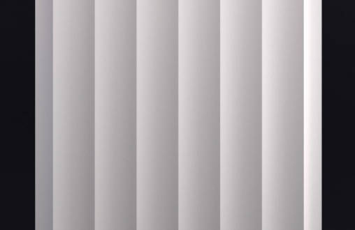 Гипсовая 3д панель «Волна продольная мелкая» модель 270