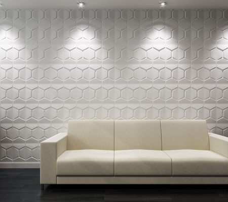 Гипсовая 3Д панель «Некст» модель 296