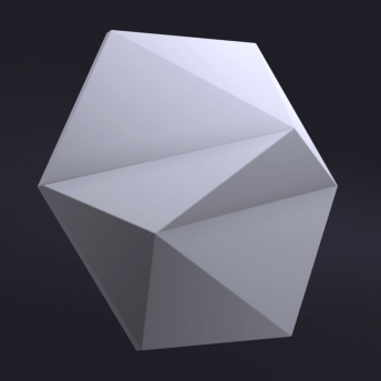 Гипсовая 3Д панель «Шифт» модель 280