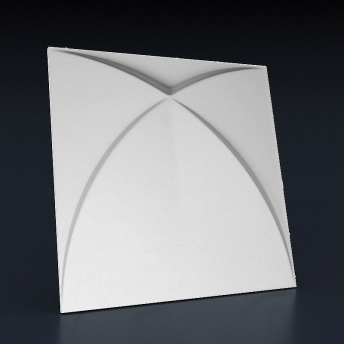 Гипсовая 3Д панель «Милли» модель 291