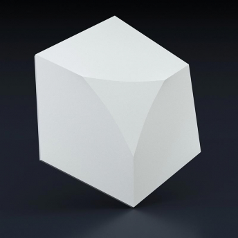 Гипсовая 3Д панель «Шестигранник выпуклый» модель 290