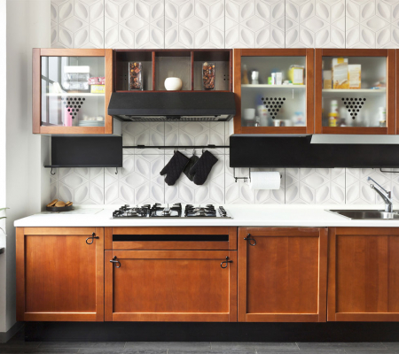 Гипсовая 3Д панель «Титл» модель 293