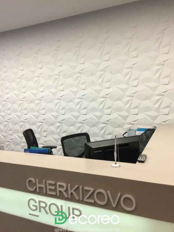 Наши работы по гипсовым панелям