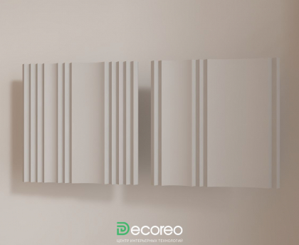 Гипсовая 3д панель Milanese модель 302