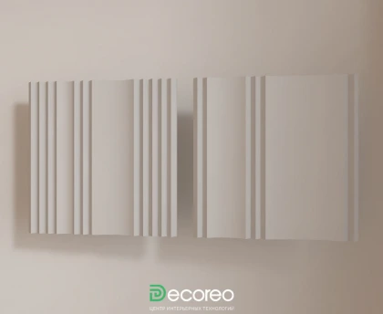 Гипсовая 3д панель Milanese модель 302