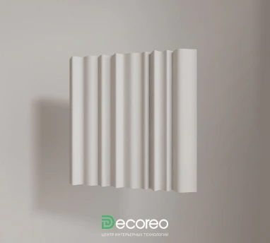 Гипсовая 3д панель Тенде модель 304