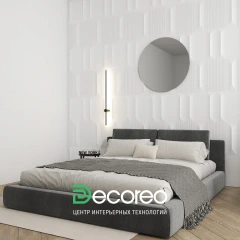 Кровать «Фресно» с мягкими царгами и изголовьем