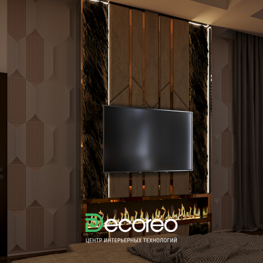 ТВ зона в современном стиле «Гранде 2»