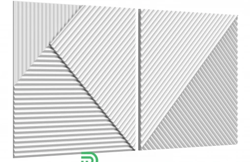 Гипсовая 3д панель Leggero модель 305b
