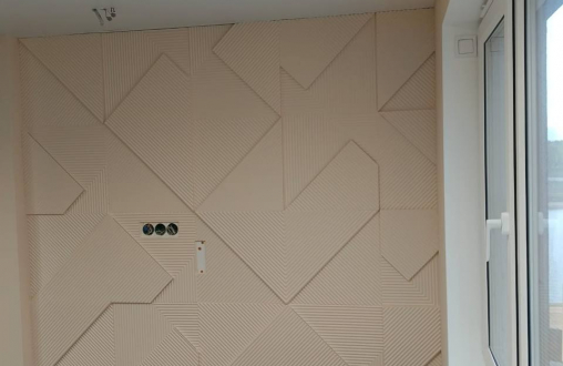 Гипсовая 3д панель Leggero luce модель 305а