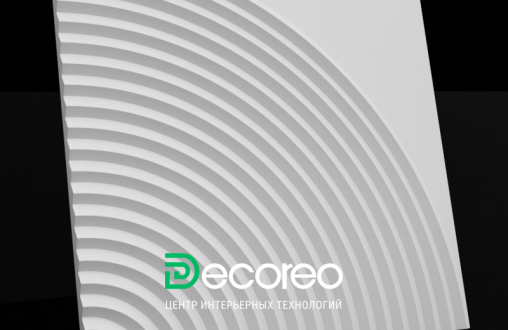 Гипсовая 3д панель Консул 6 радиус модель 306