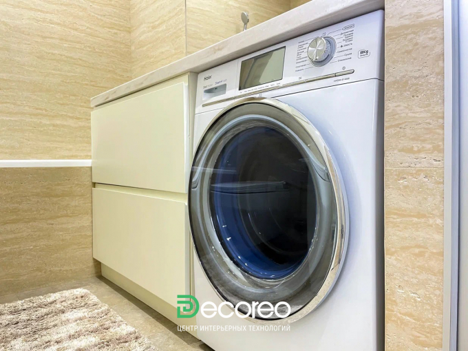 Интерьер со стильными деталями в ЖК Вестердам