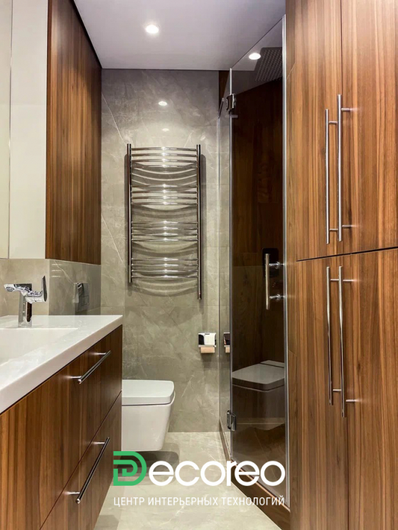 Интерьер со стильными деталями в ЖК Вестердам