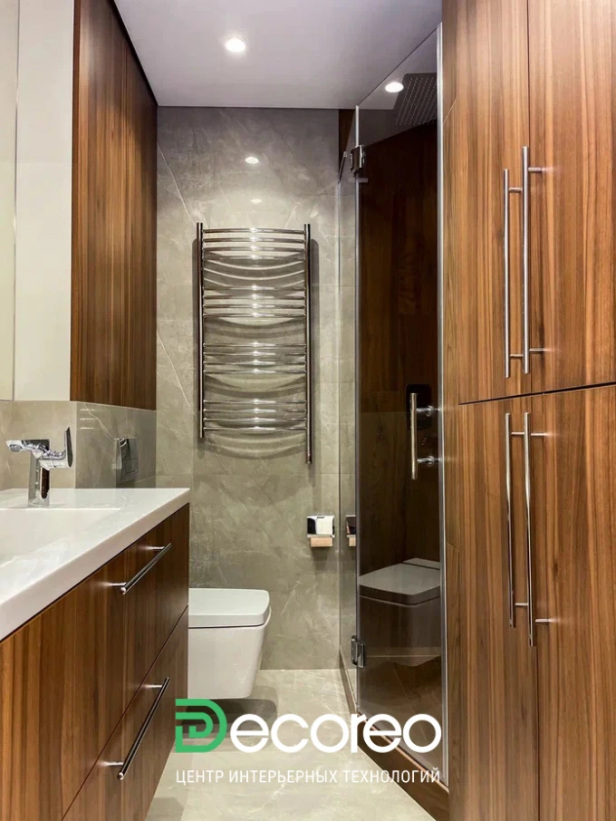 Интерьер со стильными деталями в ЖК Вестердам