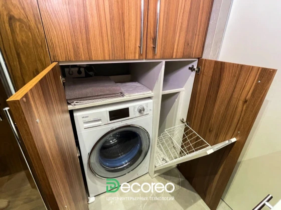 Интерьер со стильными деталями в ЖК Вестердам