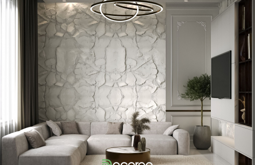 Гипсовая 3д панель «Taormina» модель 307