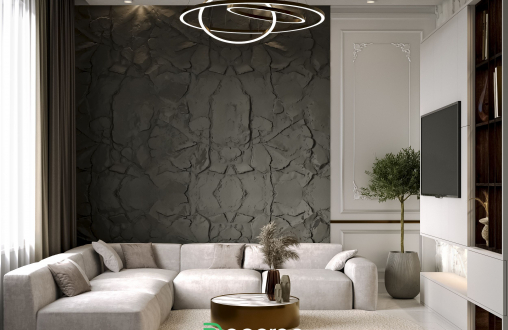 Гипсовая 3д панель «Taormina» модель 307