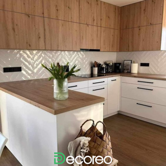 Кухня п-образная под заказ «Люцца»