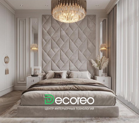 Мягкие панели в спальню «Сaselle»