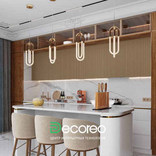 Современная кухня с островом «Опера»