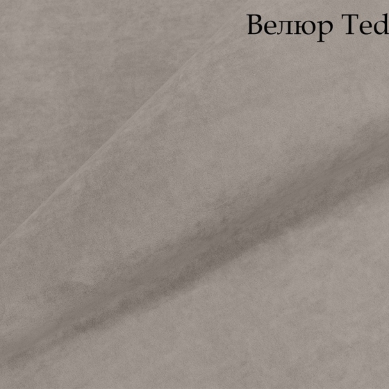 Кровать Джесси 160х200 светло-серого цвета с золотыми молдингами и подъемным механизмом