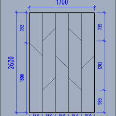 Кровать Renny 160х200см серого цвета с золотыми молдингами и подъемным механизмом