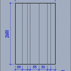 Кровать Jessi 160х200 светло-серого цвета с золотыми молдингами и подъемным механизмом