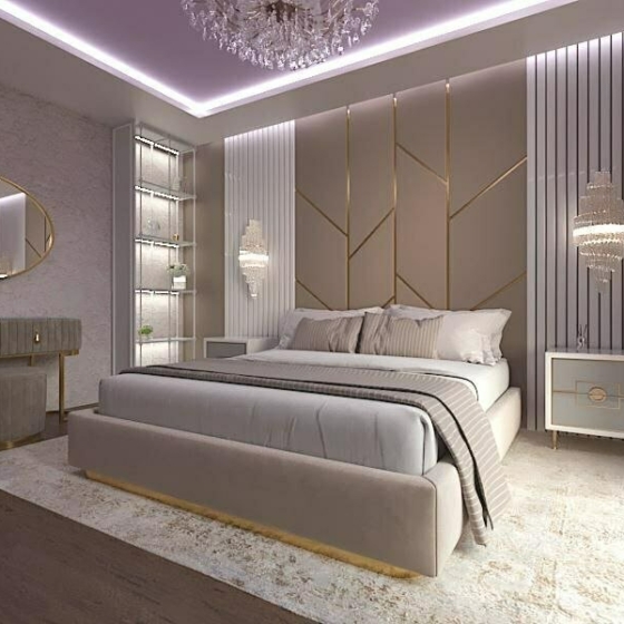 Кровать Перфекто 160х200 светло-серого цвета с мягкими панелями и подъемным механизмом