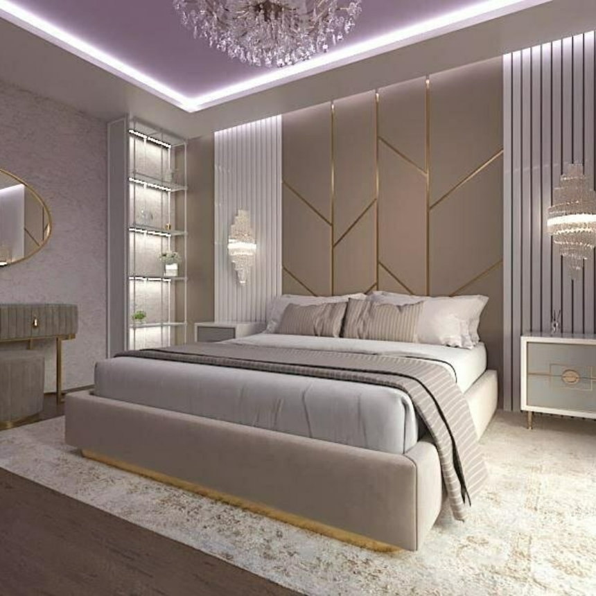 Кровать Перфекто 160х200 светло-серого цвета с мягкими панелями и подъемным механизмом
